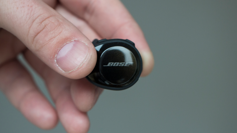 Like I said, the flying saucer part of the earbuds is slightly larger than a quarter.